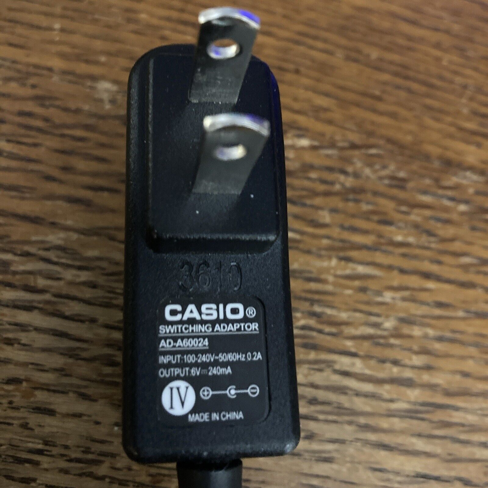 *Brand NEW*Genuine CASIO Switching Adapter - Model AD-A60024 - Output 6V 240mA AC ADAPTER Power Supp *Brand NEW*Genuine CASIO Switching Adapter - Model AD-A60024 - Output 6V 240mA AC ADAPTER Power Supp